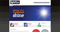 Desktop Screenshot of lightflux.weblinksonline.co.uk