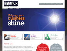 Tablet Screenshot of lightflux.weblinksonline.co.uk